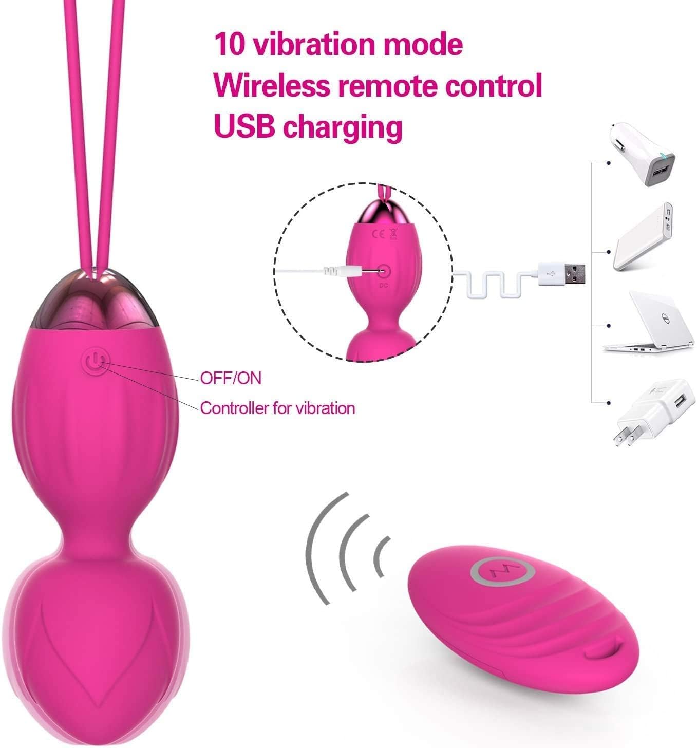 VibeFlex Remote Control Kegel Ball Set - Vixen | Nova Network