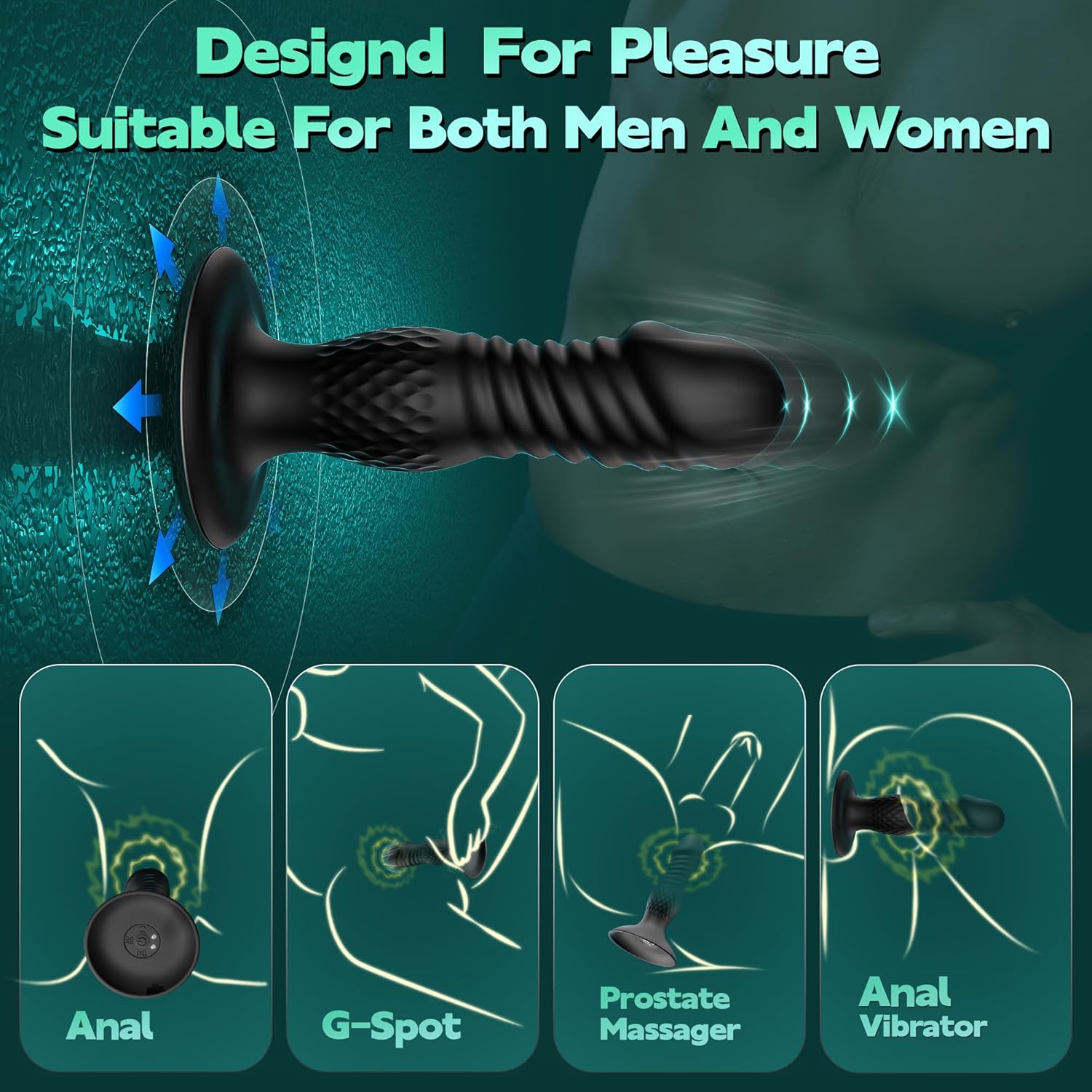 VibeMaster Prostate & G - Spot Vibrating Plug - Vixen | Nova Network