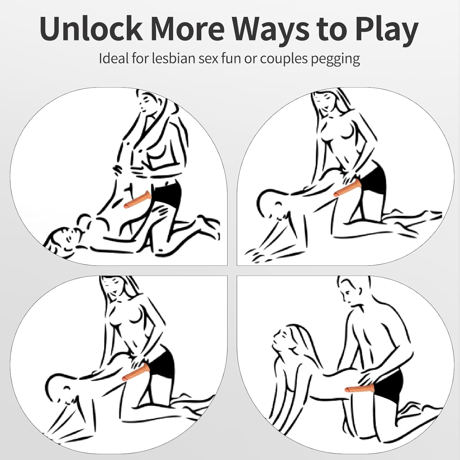 VibeSet Dildo Harness with Bullet Vibrator - Vixen | Nova Network