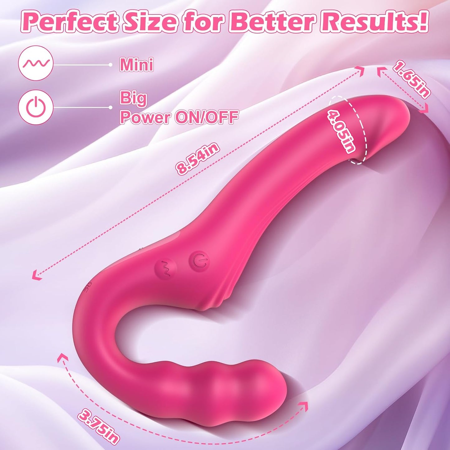 VibeSync Strapless Strap - On Vibrator - Vixen | Nova Network