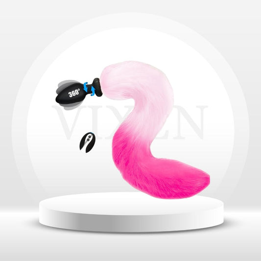 VibeTail Remote Vibrating Fox Tail Butt Plug - Vixen | Nova Network