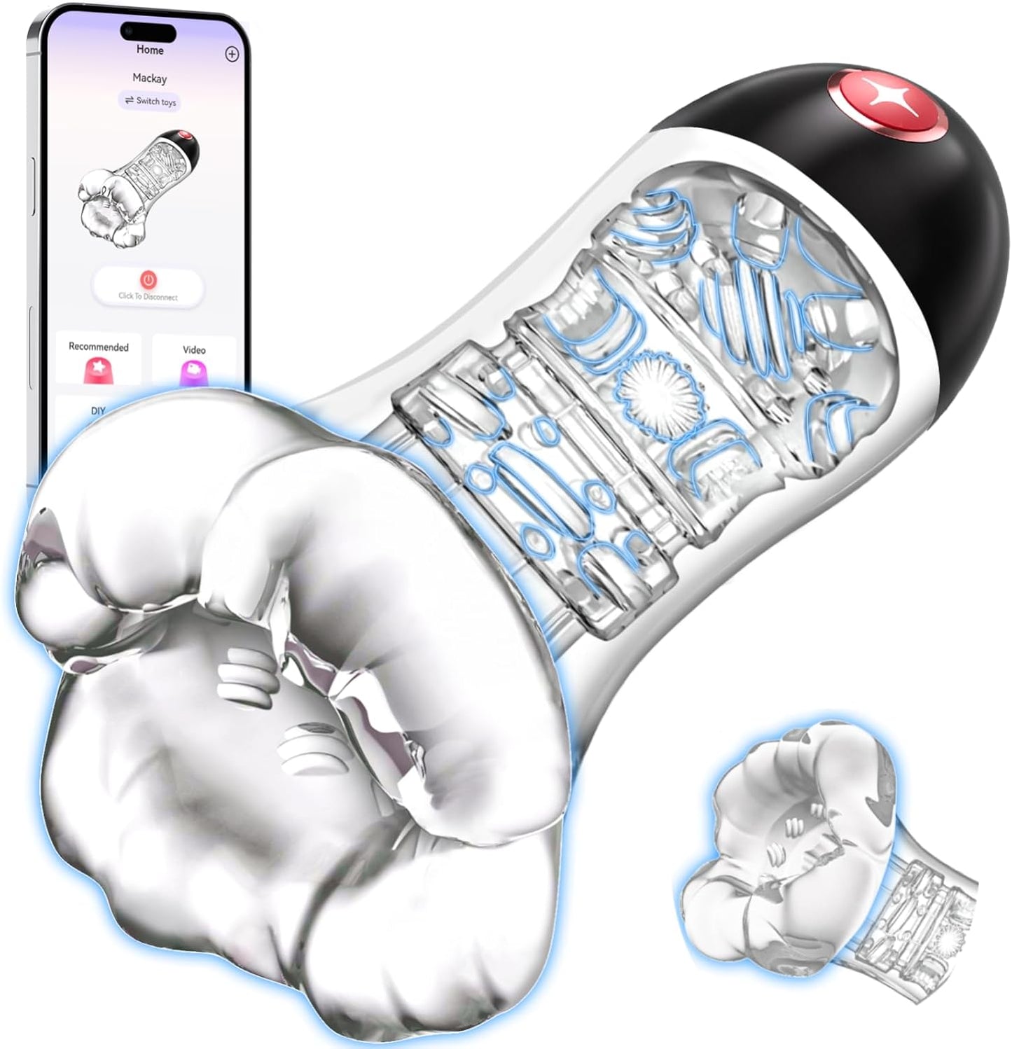 VibeView Transparent App - Controlled Penis Vibrator - Vixen | Nova Network