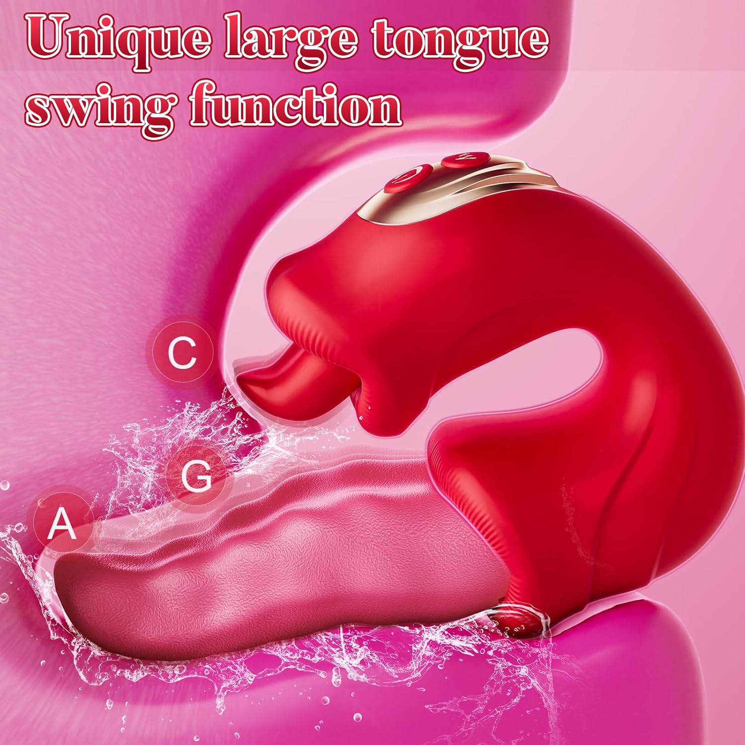 VibeWhip 4 - in - 1 Tongue Slap & Thrust Vibe - Vixen | Nova Network