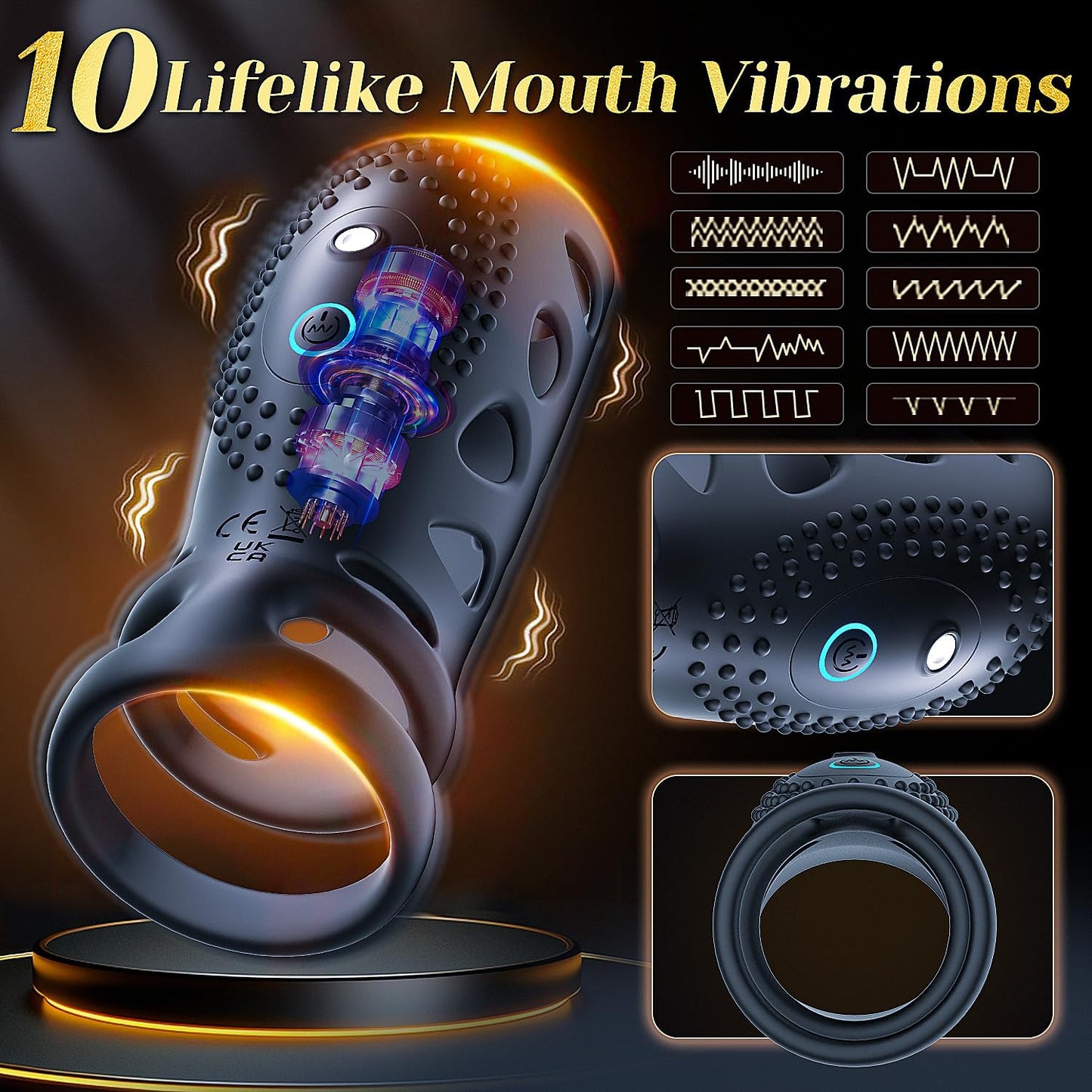 VibeWrap 360° Vibrating Cock Ring - Vixen | Nova Network
