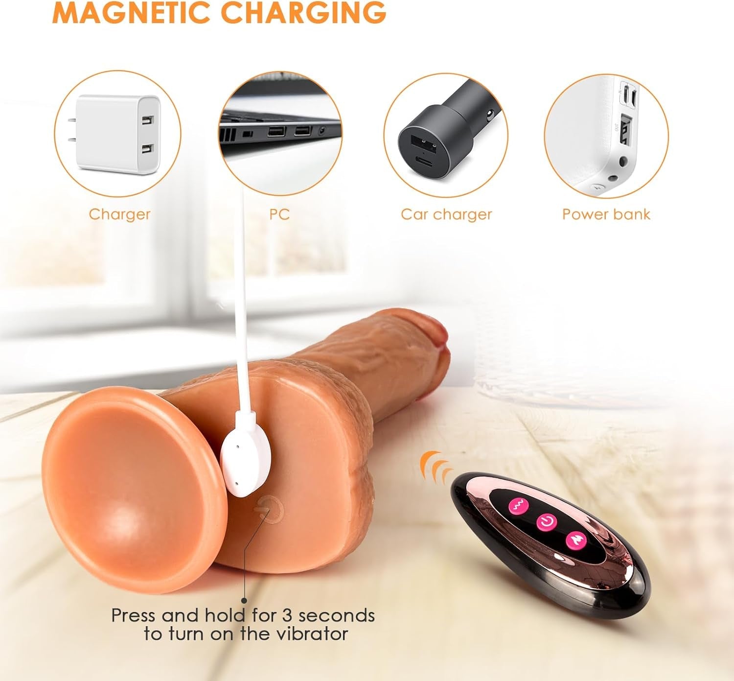 Vibrator Sex Toys Realistic Dildo, 8.66" Soft Silicone Vibrators with 3 Swing & 9 Vibrating & Heating Modes for Vagina Anal Stimulation with Remote Control, G Spot Adult Sex Toy for Women Men Couple - Vixen | Nova Network