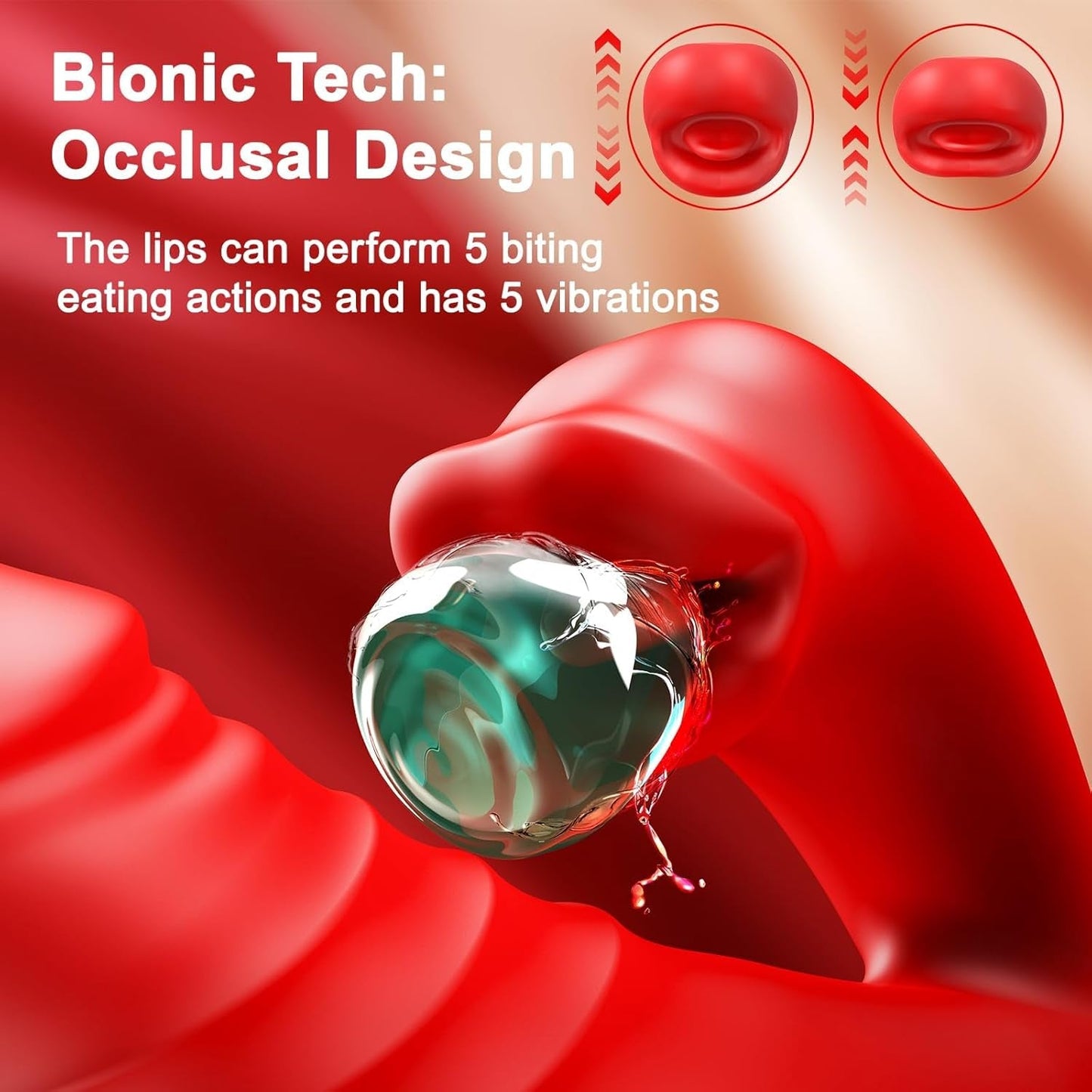 Vibrator Thrusting Dildo Adult Sex Toys, 4IN1 G Spot Vibrators Tongue Clitoral Stimulator Rose Sex Toy Dildos with 10 Vibrating 5 Thrusting & Licking Biting Modes, Nipple Anal Women Couples Sex Toys - Vixen | Nova Network