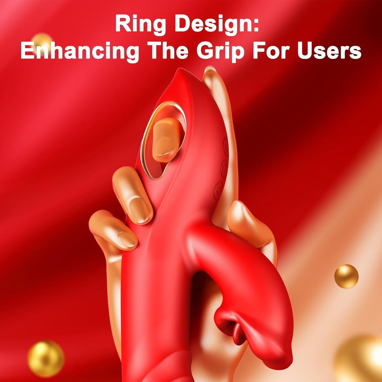 Vibrator Thrusting Dildo Adult Sex Toys, 4IN1 G Spot Vibrators Tongue Clitoral Stimulator Rose Sex Toy Dildos with 10 Vibrating 5 Thrusting & Licking Biting Modes, Nipple Anal Women Couples Sex Toys - Vixen | Nova Network