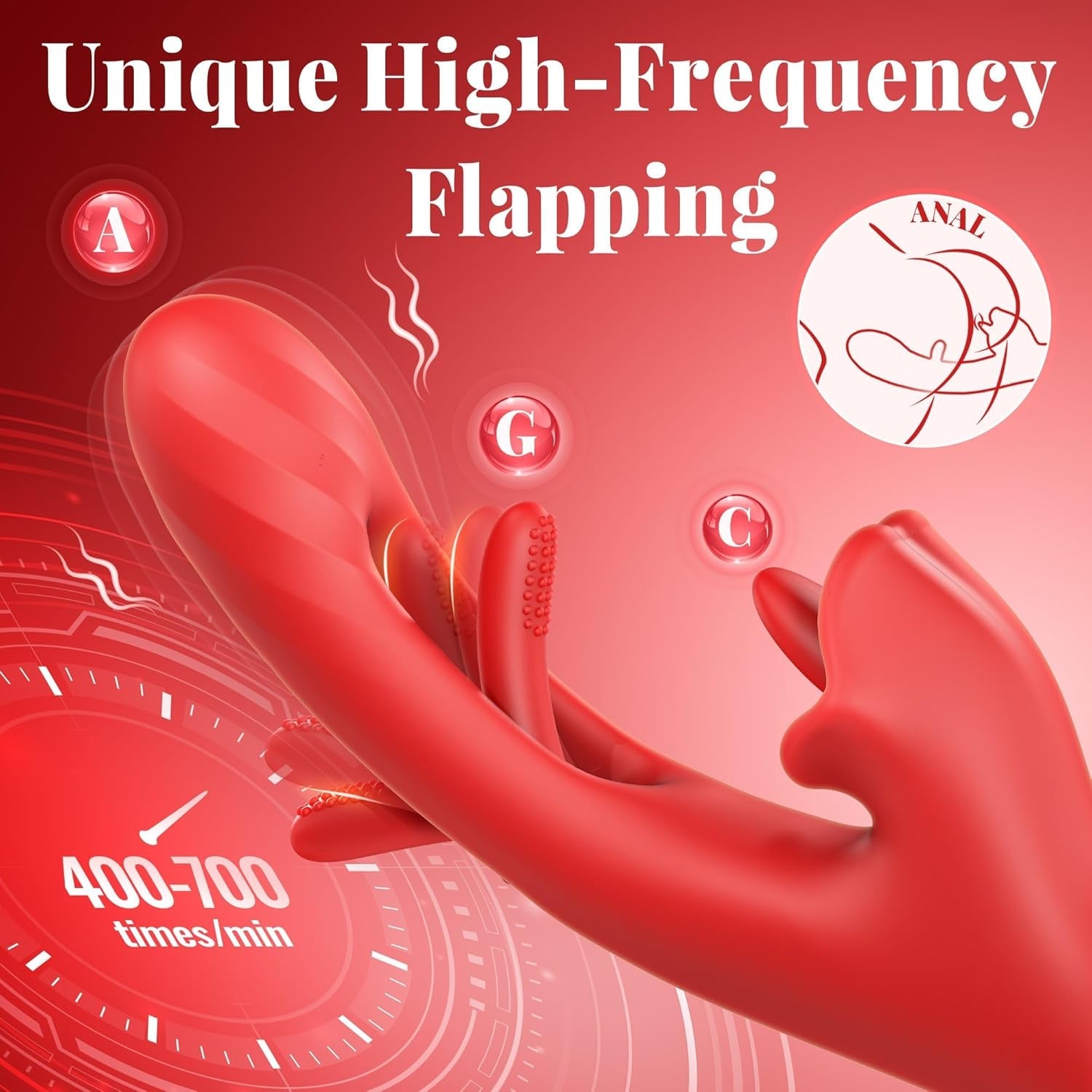 Vibrators Adult Sex Toys for Women, Tongue Dildo Rose Sex Toy with 7 Licking & Flapping Modes, 7 Vibrations Thrusting Vibrator, G Spot Vibrator Clit Stimulator Adult Sex Toys Couple Sex Toy - Vixen | Nova Network