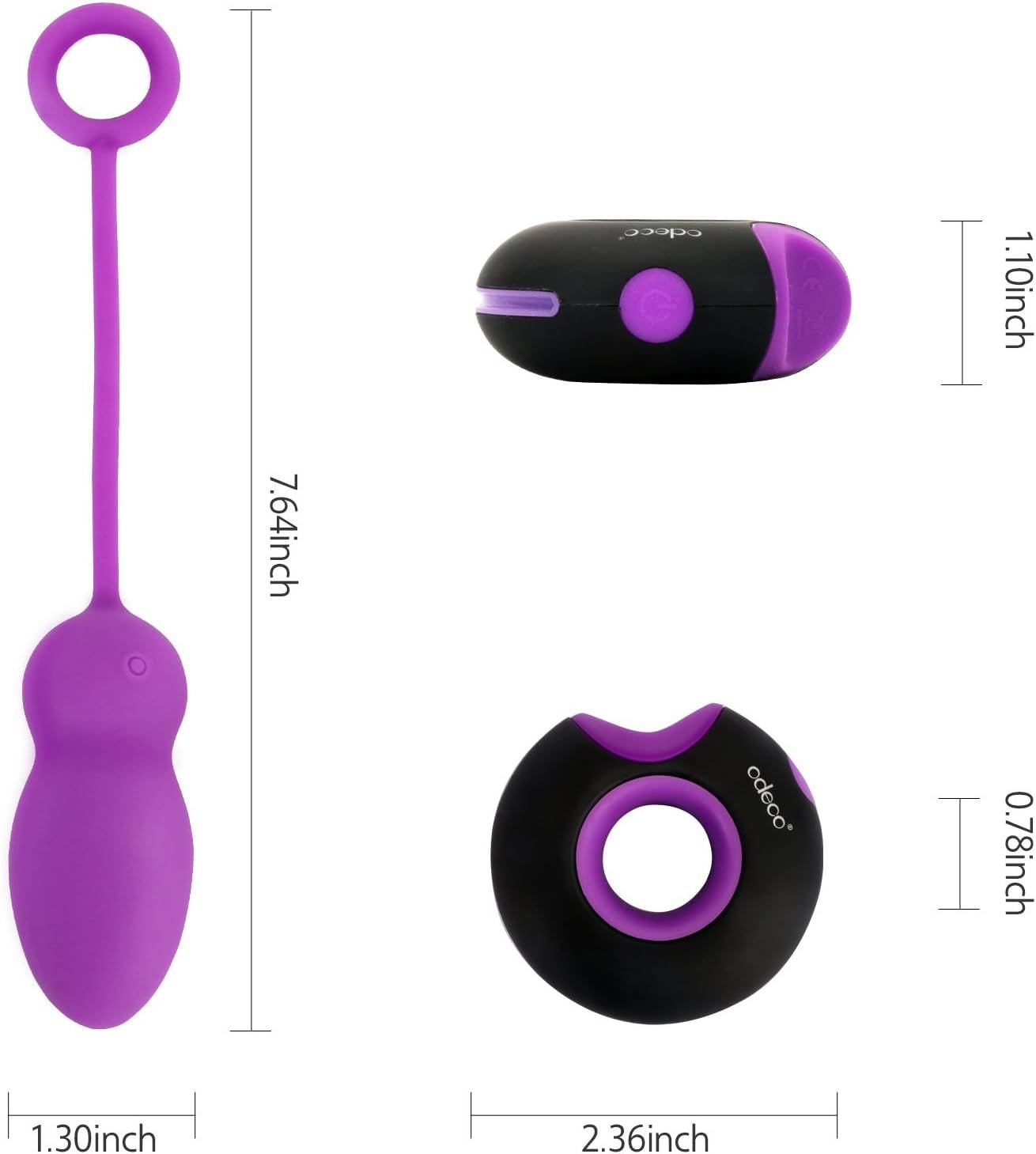 VioletBeam Remote Control Egg Vibrator - Vixen | Nova Network