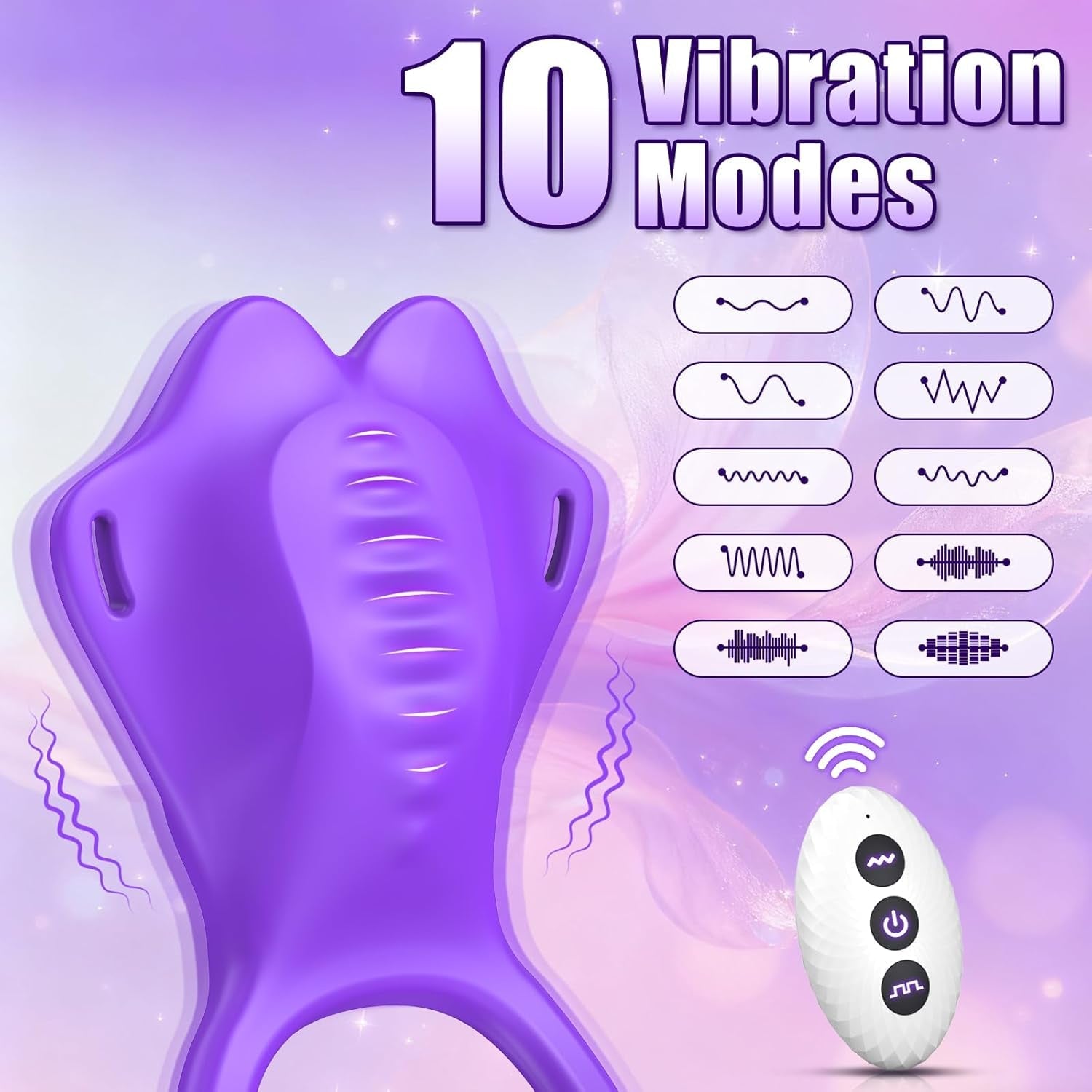 VioletClutch Couples Panty & Cock Ring Vibrator - Vixen | Nova Network