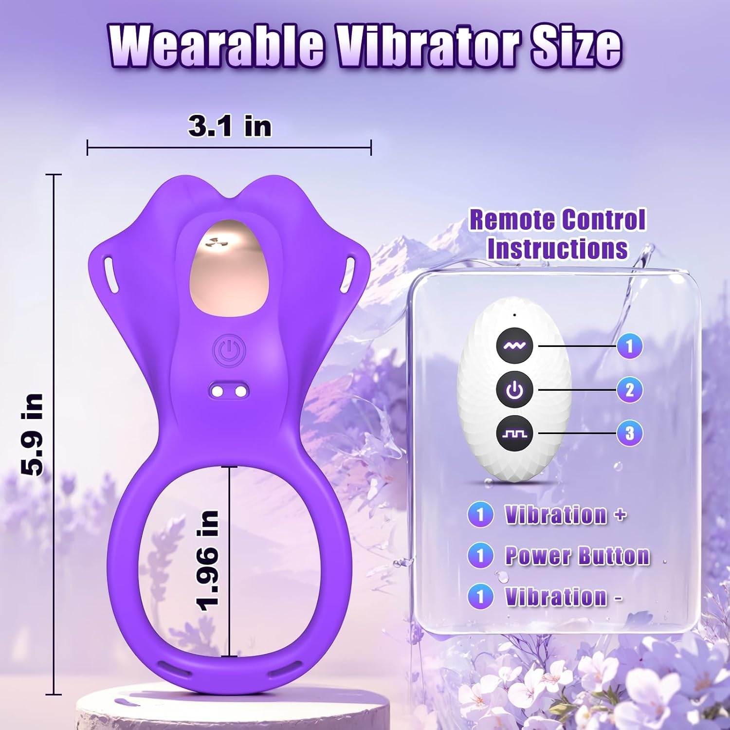 VioletClutch Couples Panty & Cock Ring Vibrator - Vixen | Nova Network