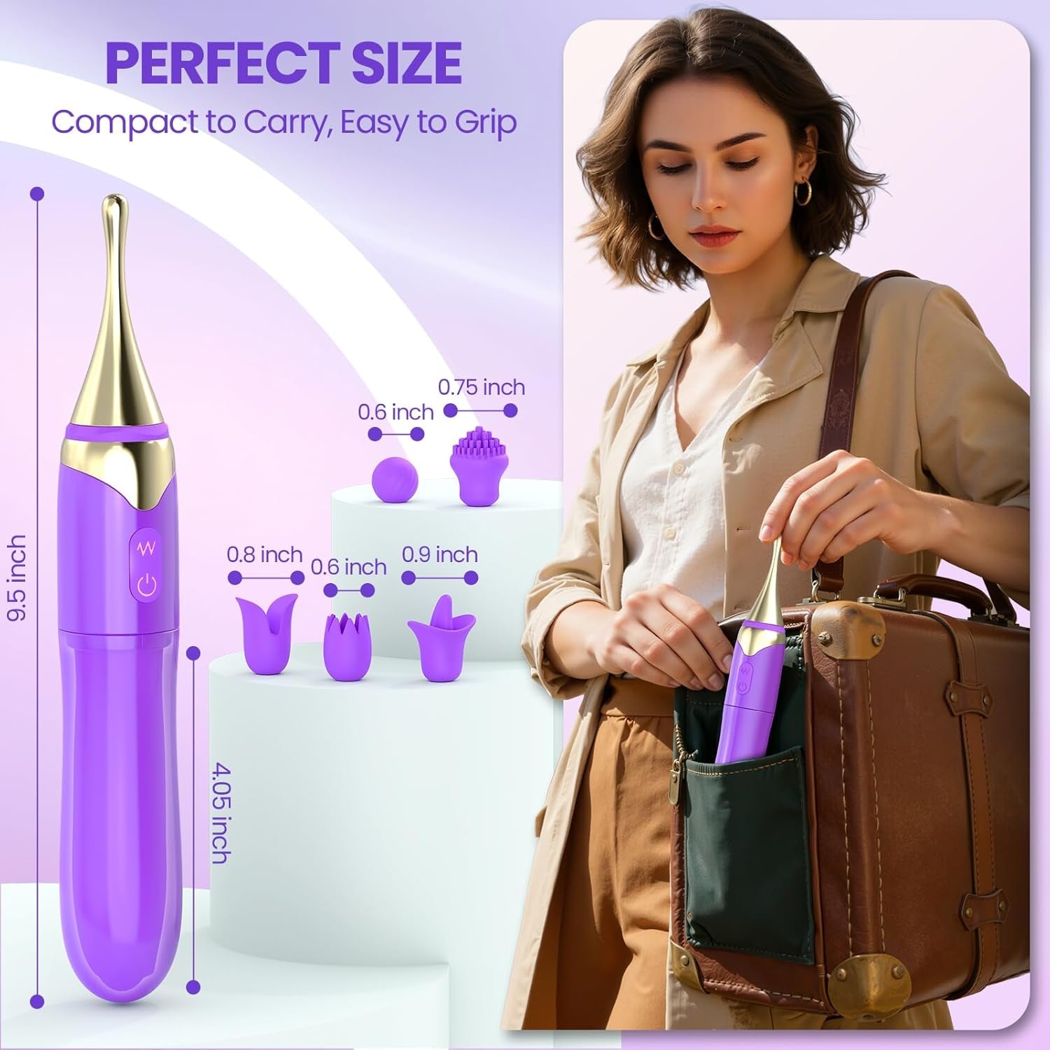 VioletFlex 5 - in - 1 G - Spot Precision Vibrator - Vixen | Nova Network