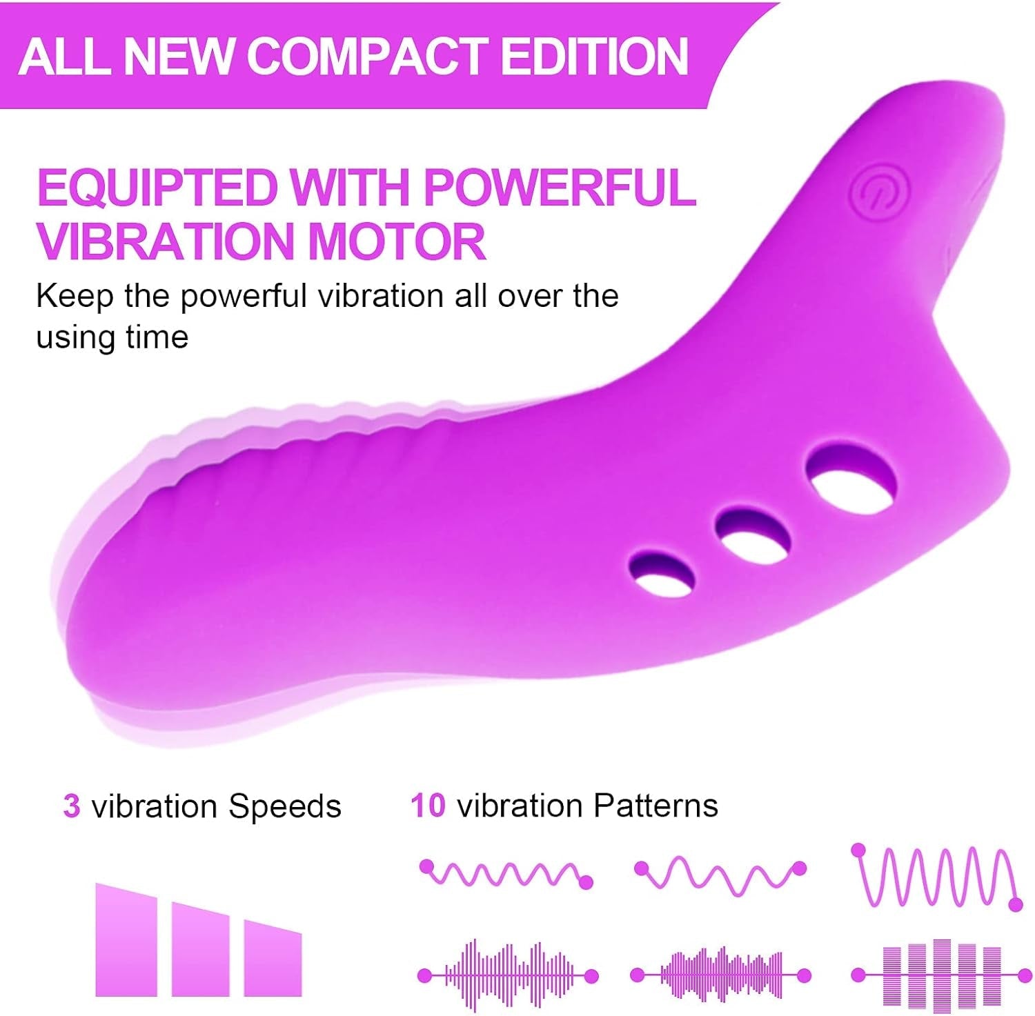 VioletFlick Mini Couples Finger Vibrator - Vixen | Nova Network