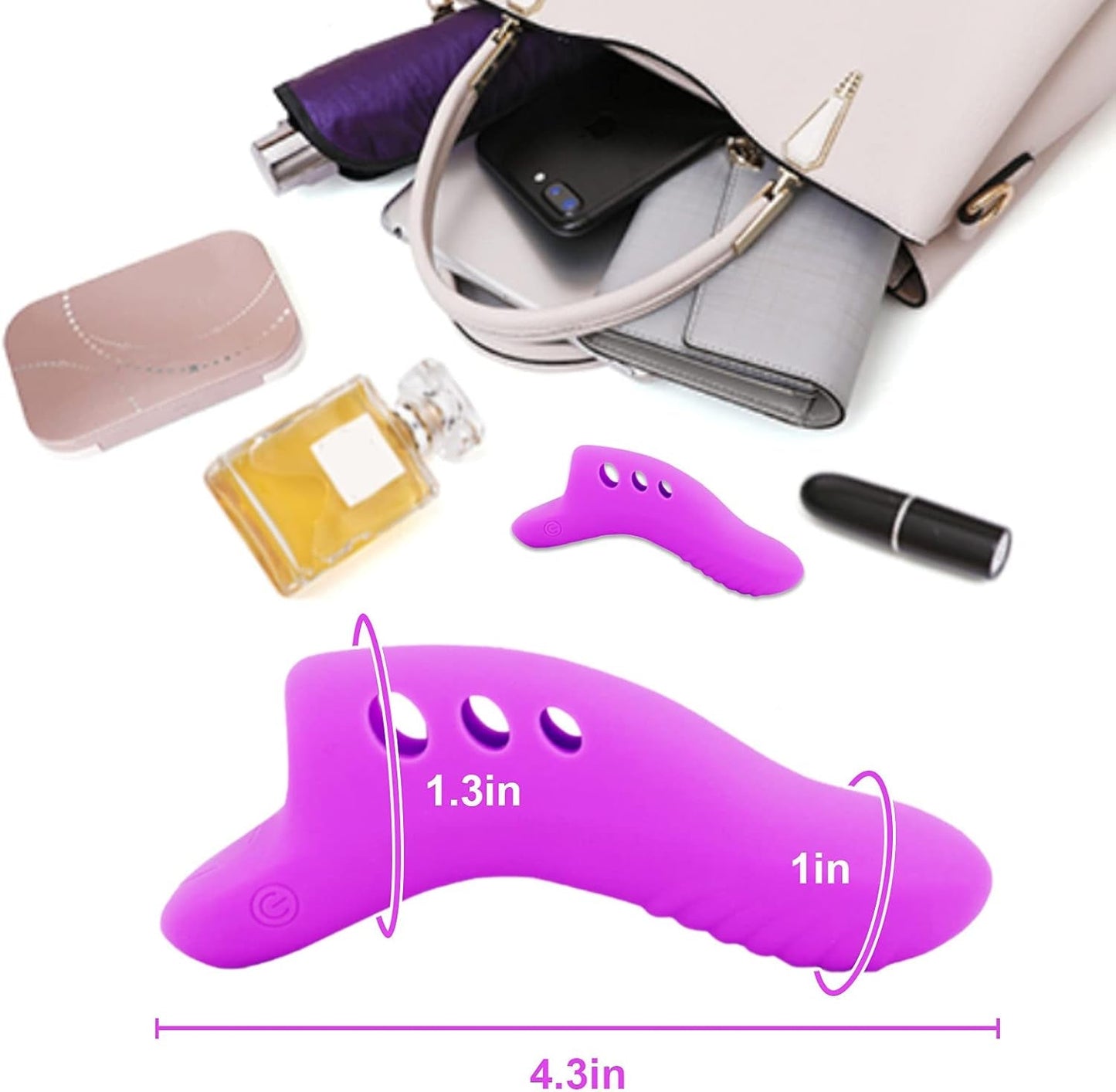 VioletFlick Mini Couples Finger Vibrator - Vixen | Nova Network