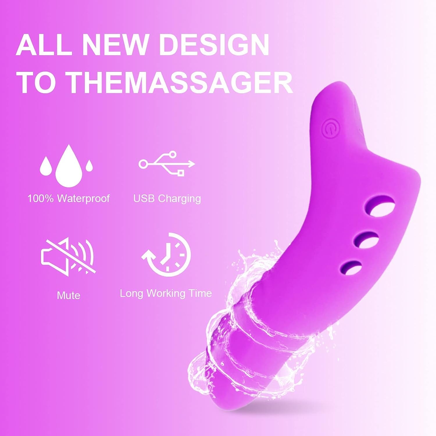 VioletFlick Mini Couples Finger Vibrator - Vixen | Nova Network