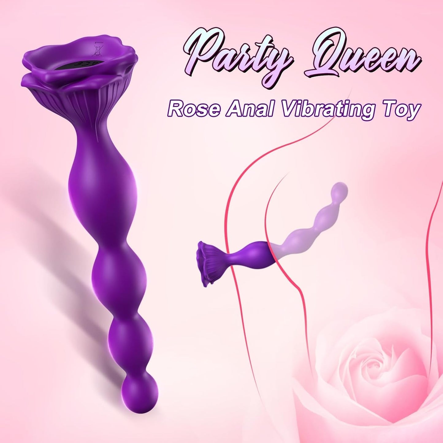 VioletKiss Rose Anal Beads Vibrator with 9 Modes - Vixen | Nova Network