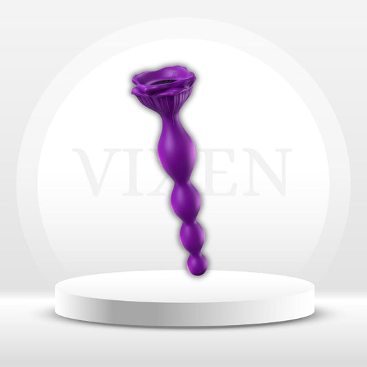 VioletKiss Rose Anal Beads Vibrator with 9 Modes - Vixen | Nova Network