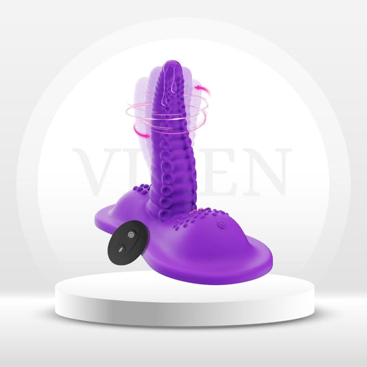 VioletKraken Triple Motor Ride - On Tentacle Dildo Vibrator - Vixen | Nova Network
