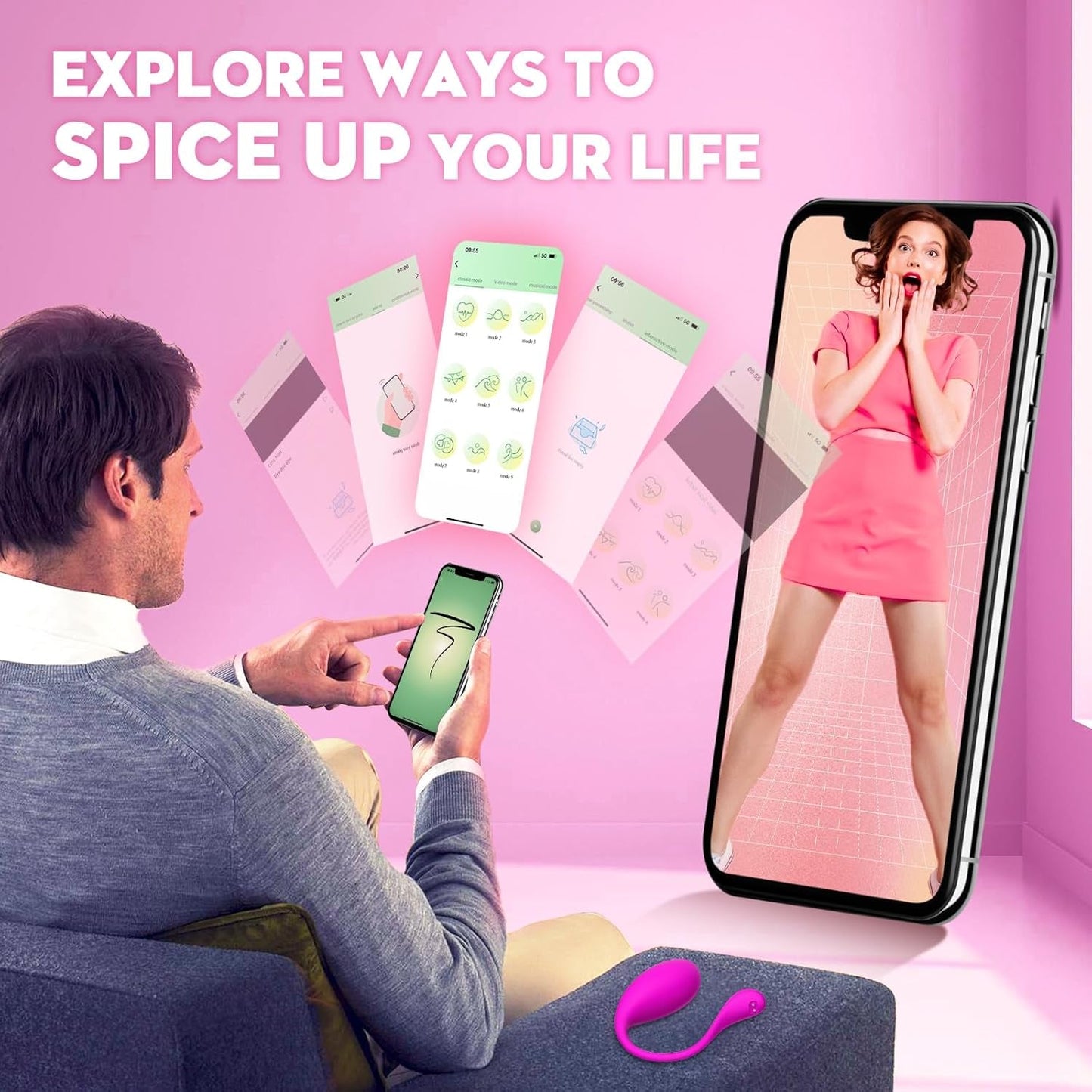 VioletLink App Control Panty Vibrator Egg - Vixen | Nova Network