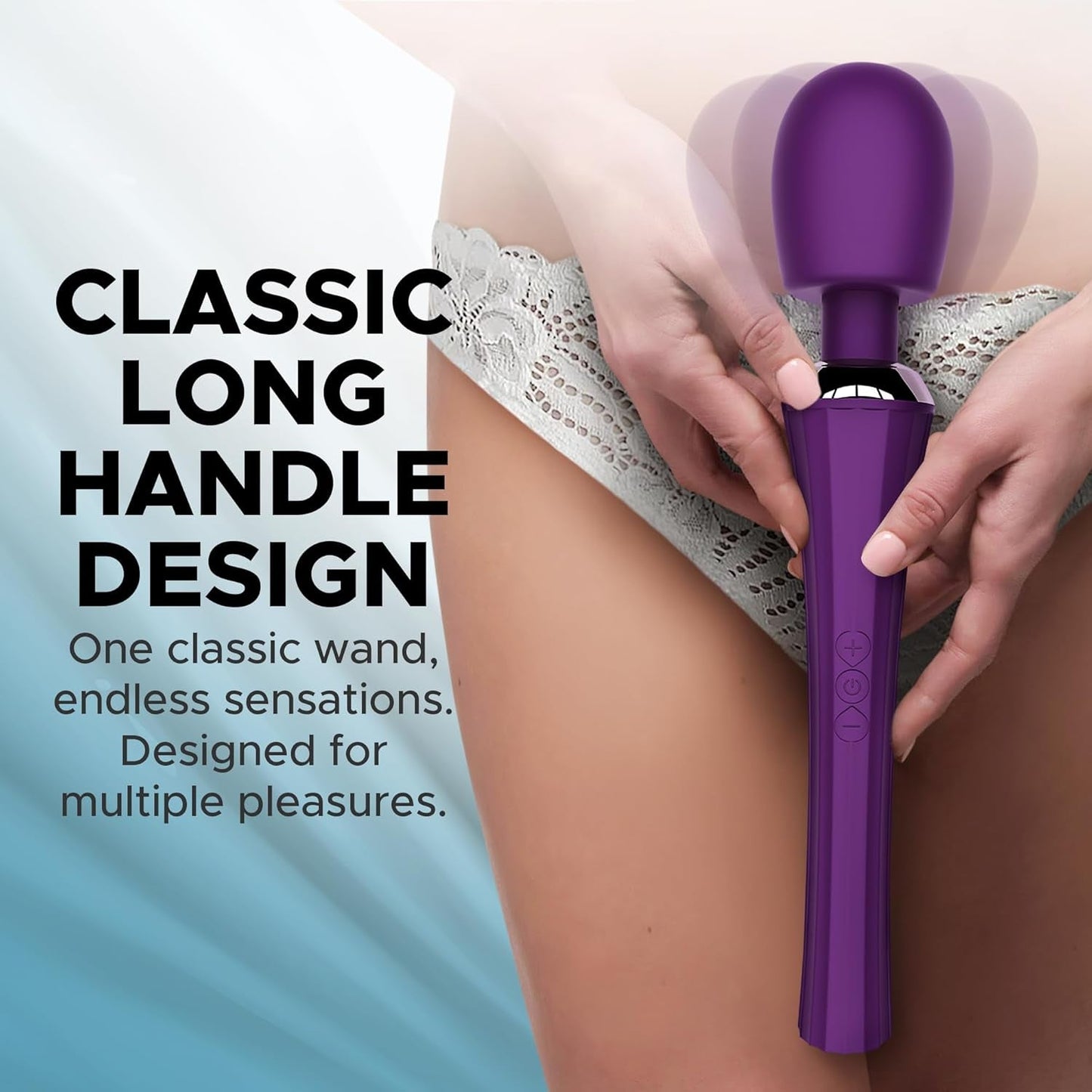 VioletReach Cordless Stimulation Wand Vibrator - Vixen | Nova Network