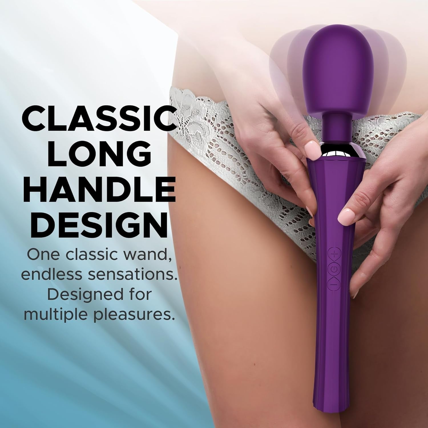VioletReach Cordless Stimulation Wand Vibrator - Vixen | Nova Network