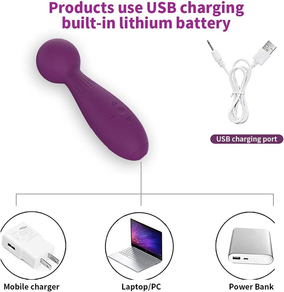 VioletRush Clit Stimulation Wand Vibrator - Vixen | Nova Network