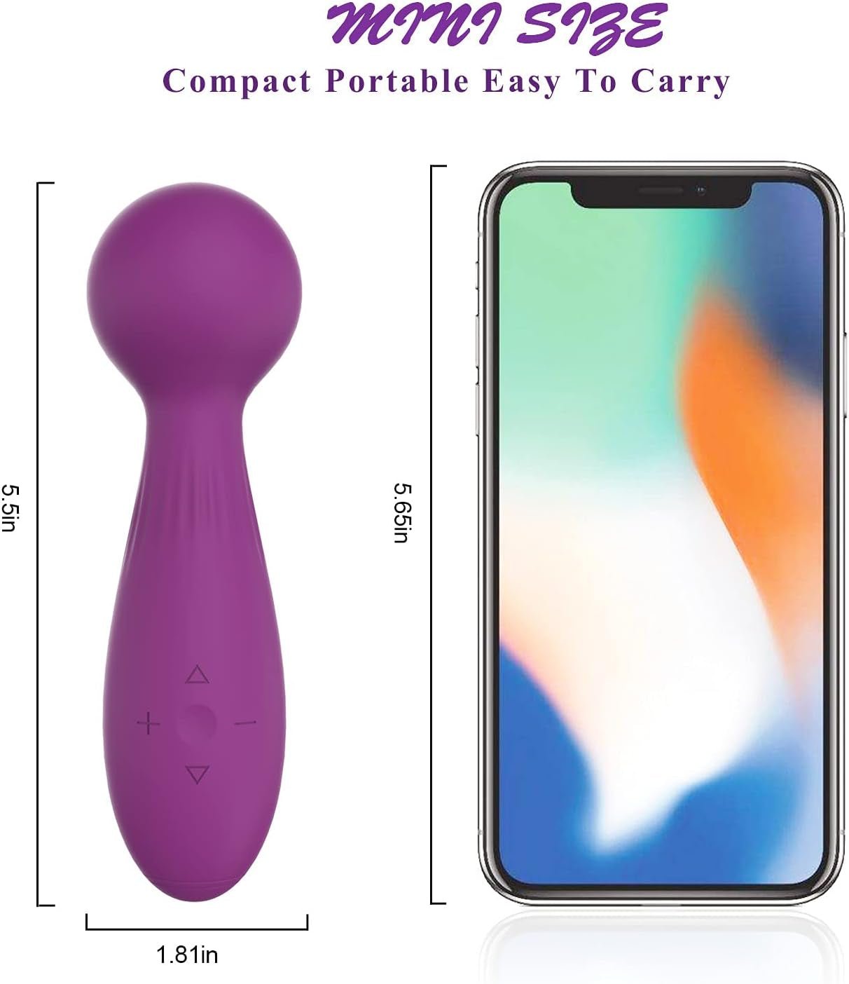 VioletRush Clit Stimulation Wand Vibrator - Vixen | Nova Network