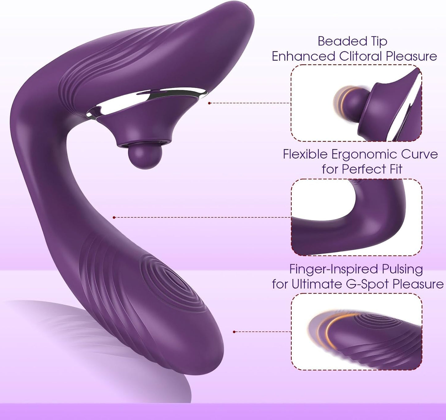 VioletTap Wearable Tapping G - Spot Vibrator - Vixen | Nova Network