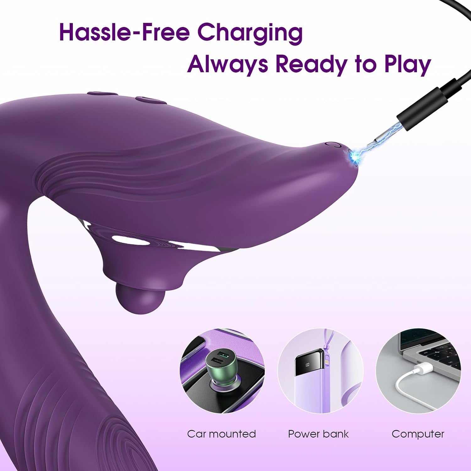 VioletTap Wearable Tapping G - Spot Vibrator - Vixen | Nova Network