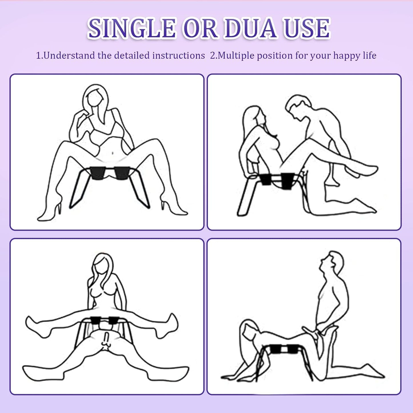 VioletWave Oversized Intimacy Chair with Bounce Support - Vixen | Nova Network