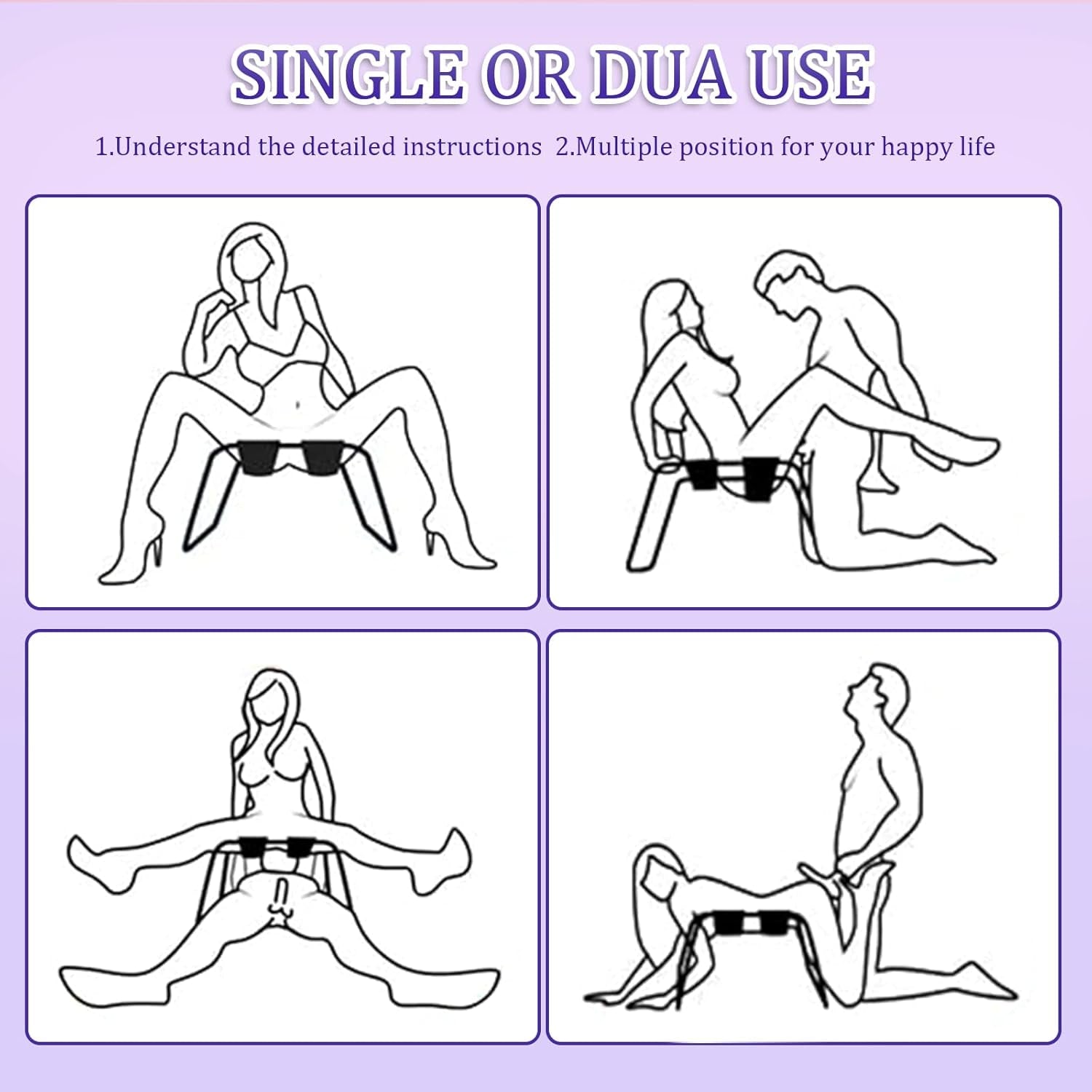 VioletWave Oversized Intimacy Chair with Bounce Support - Vixen | Nova Network