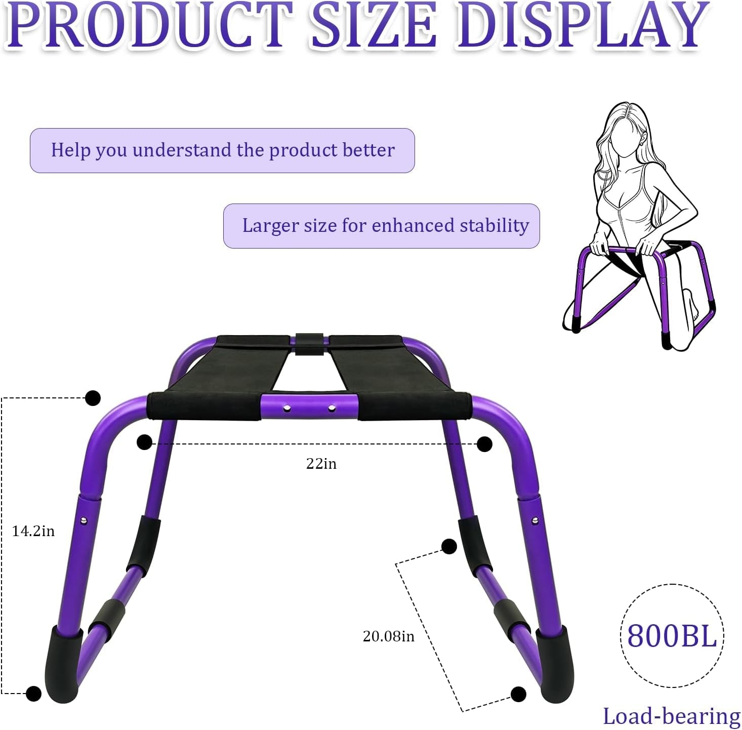 VioletWave Oversized Intimacy Chair with Bounce Support - Vixen | Nova Network