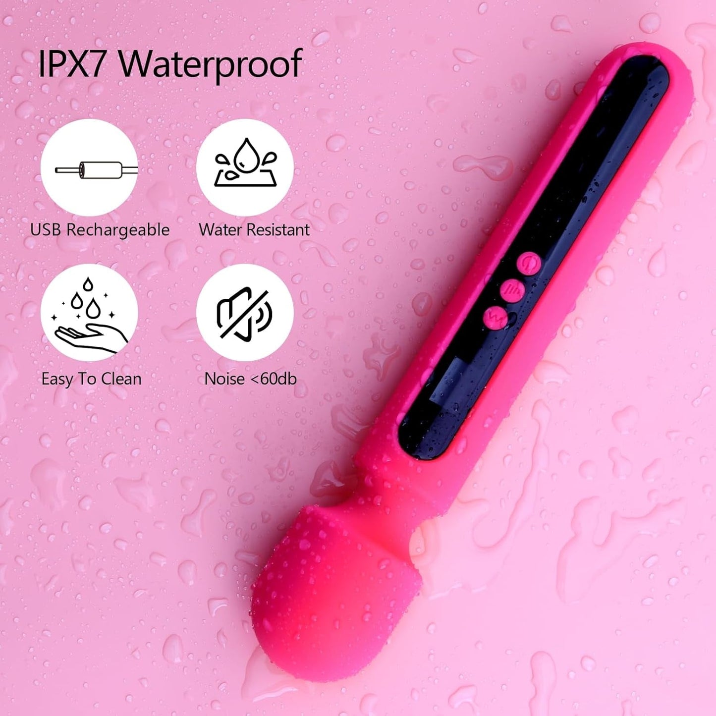 VisionVibe LCD Wand Vibrator - Vixen | Nova Network