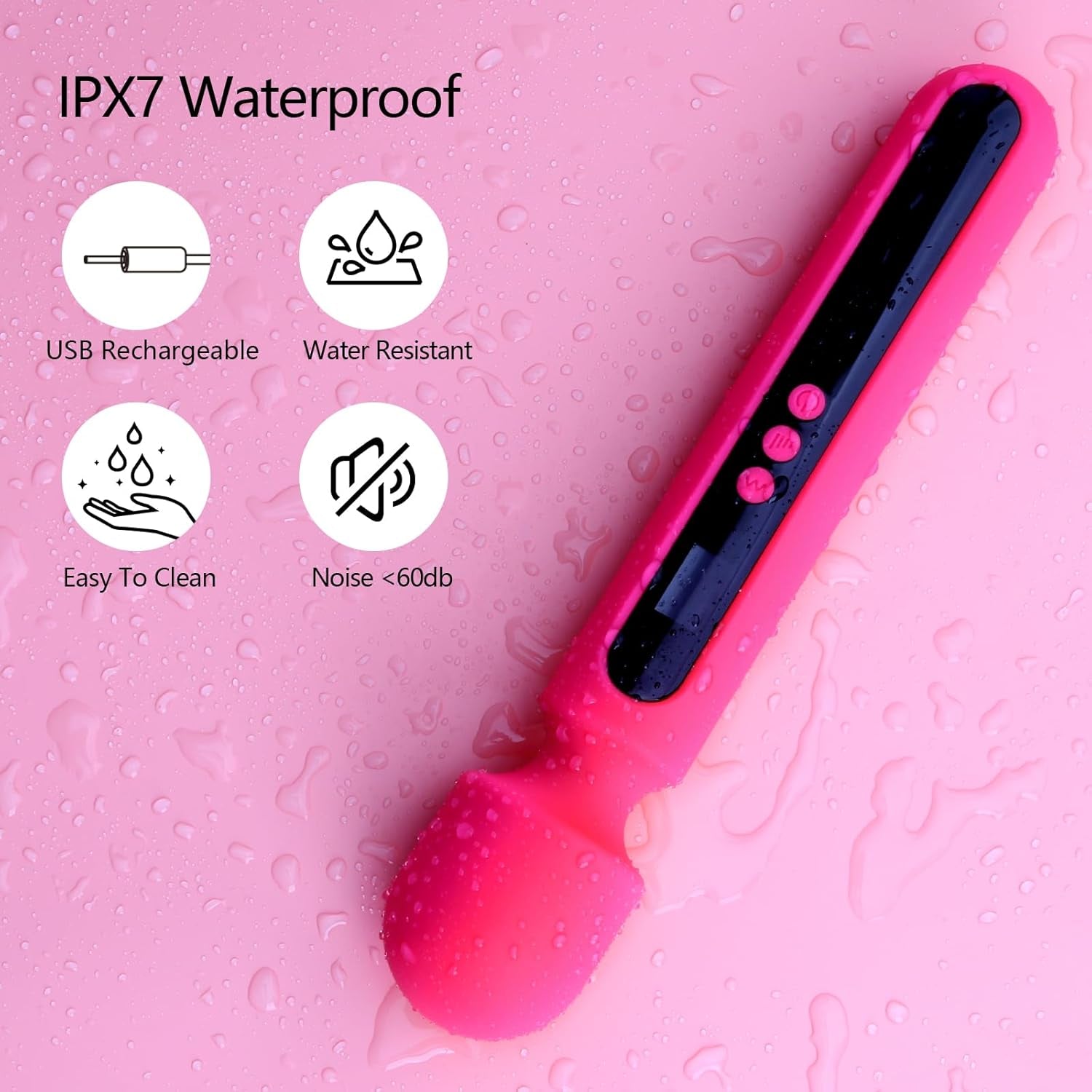 VisionVibe LCD Wand Vibrator - Vixen | Nova Network