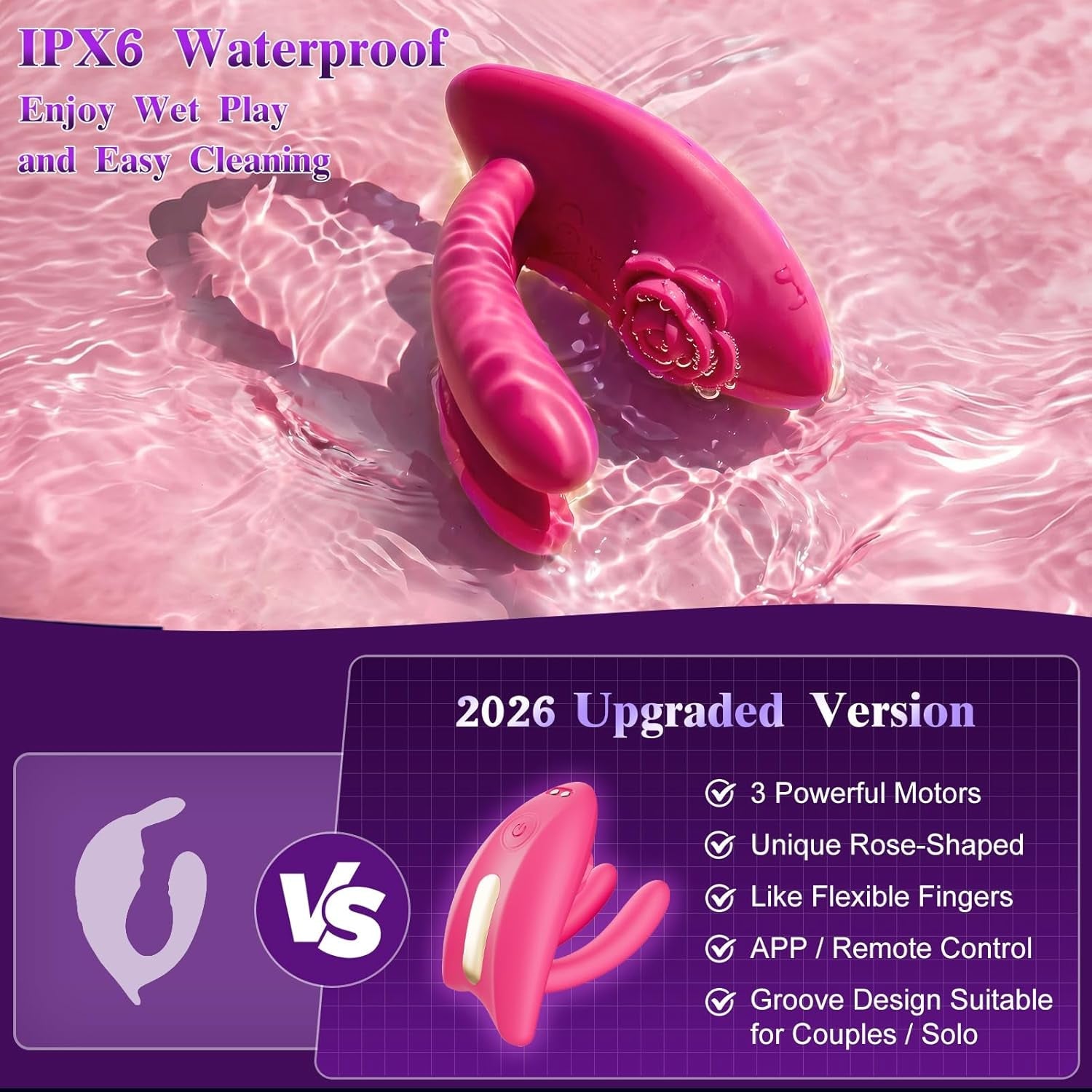 VixenBloom App & Remote Wearable Couples Panty Vibrator - Vixen | Nova Network