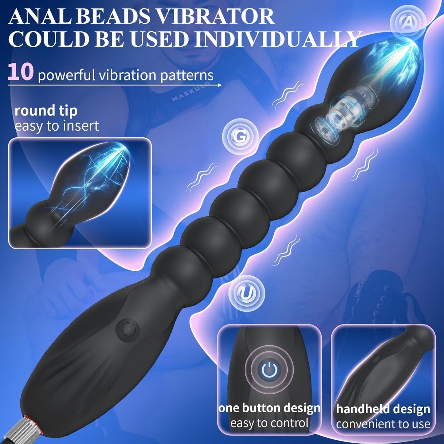 VixenBloom Inflatable Anal Beads Prostate Massager - Vixen | Nova Network