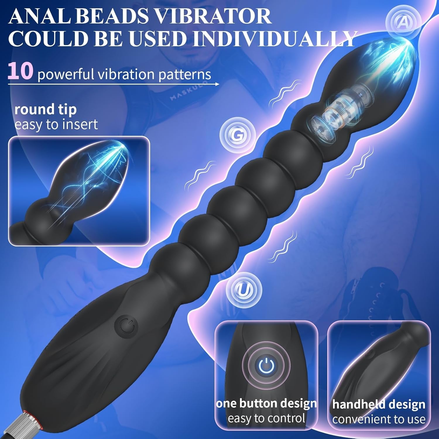 VixenBloom Inflatable Anal Beads Prostate Massager - Vixen | Nova Network