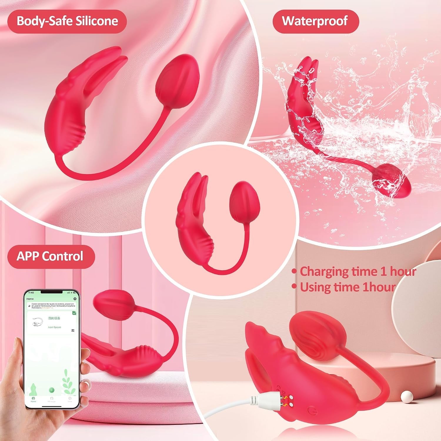 VixenDuet App-Controlled Wearable Vibrator for Couples - Vixen | Nova Network