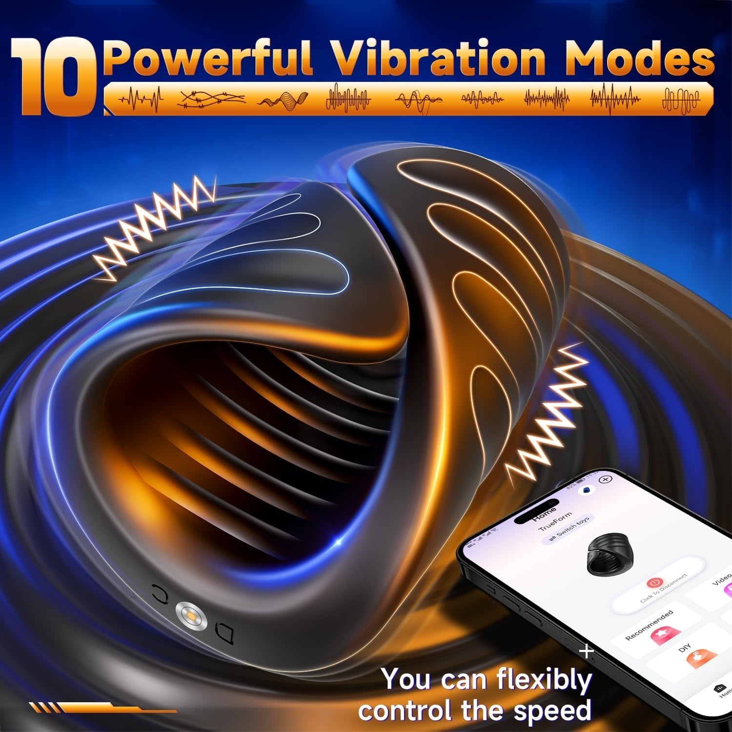 VixenGrip Flex App Adjustable Male Masturbator Stroker - Vixen | Nova Network