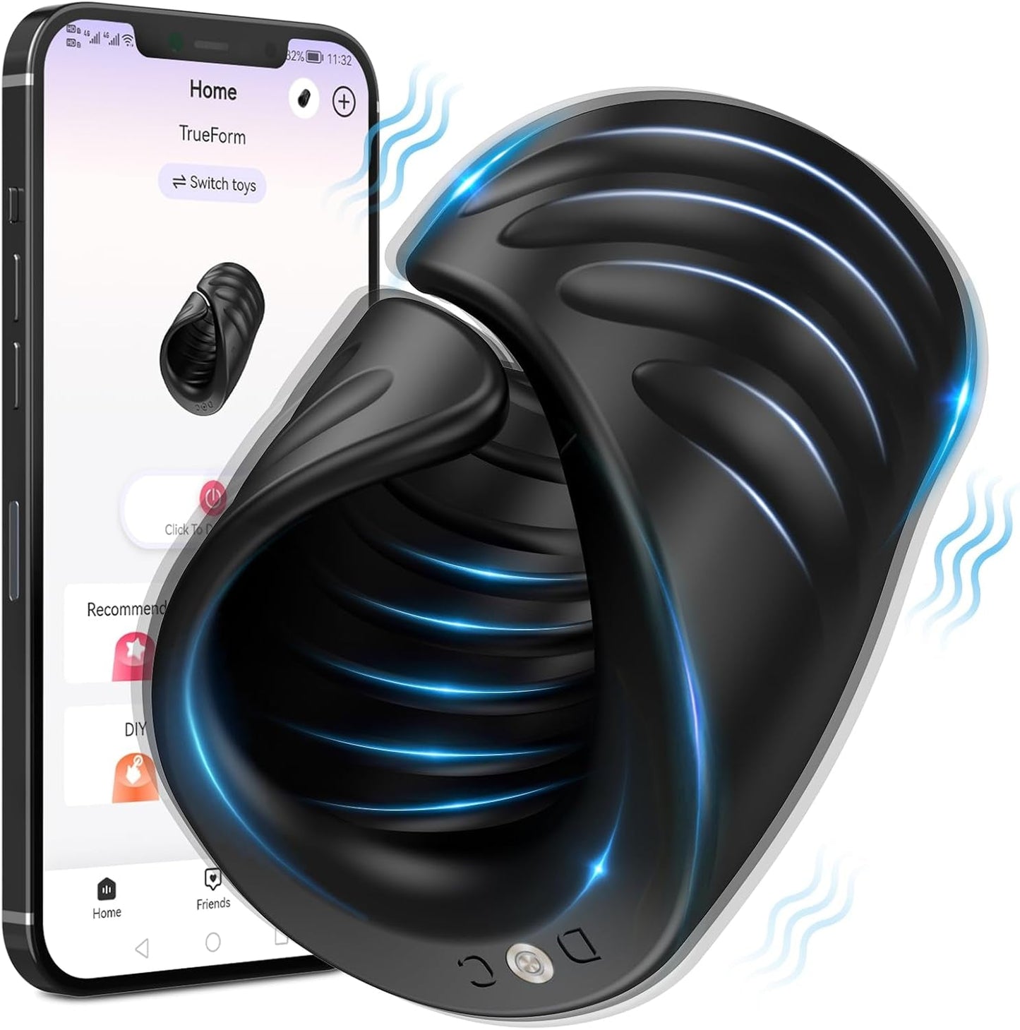 VixenGrip Flex App Adjustable Male Masturbator Stroker - Vixen | Nova Network