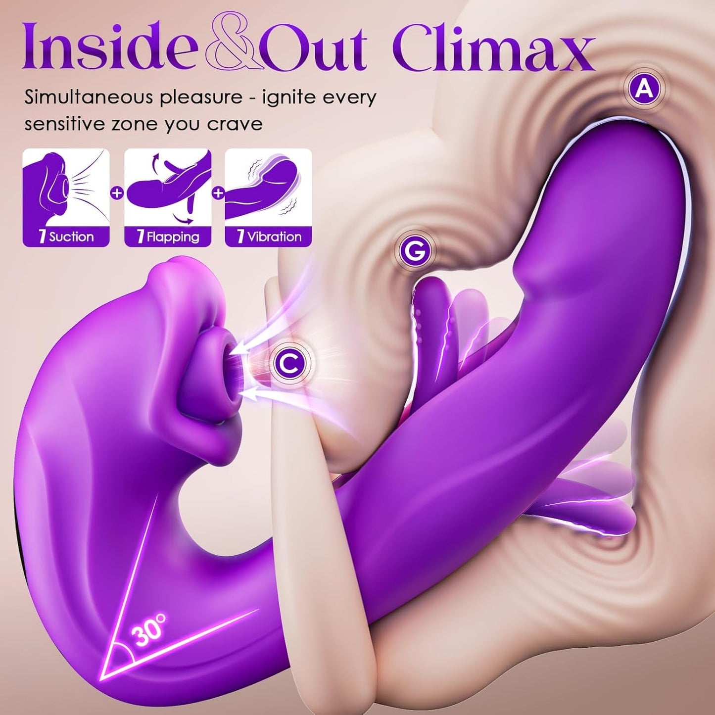 VixenNova AI Suction G - Spot Flapping Vibrator - Vixen | Nova Network