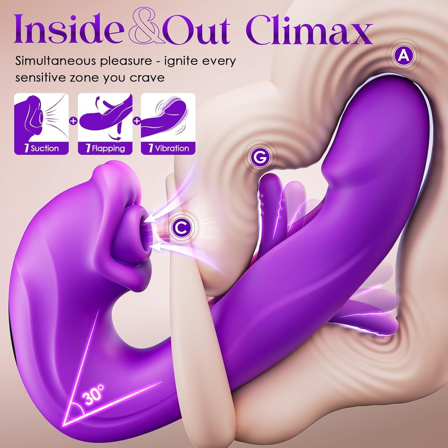 VixenNova AI Suction G - Spot Flapping Vibrator - Vixen | Nova Network