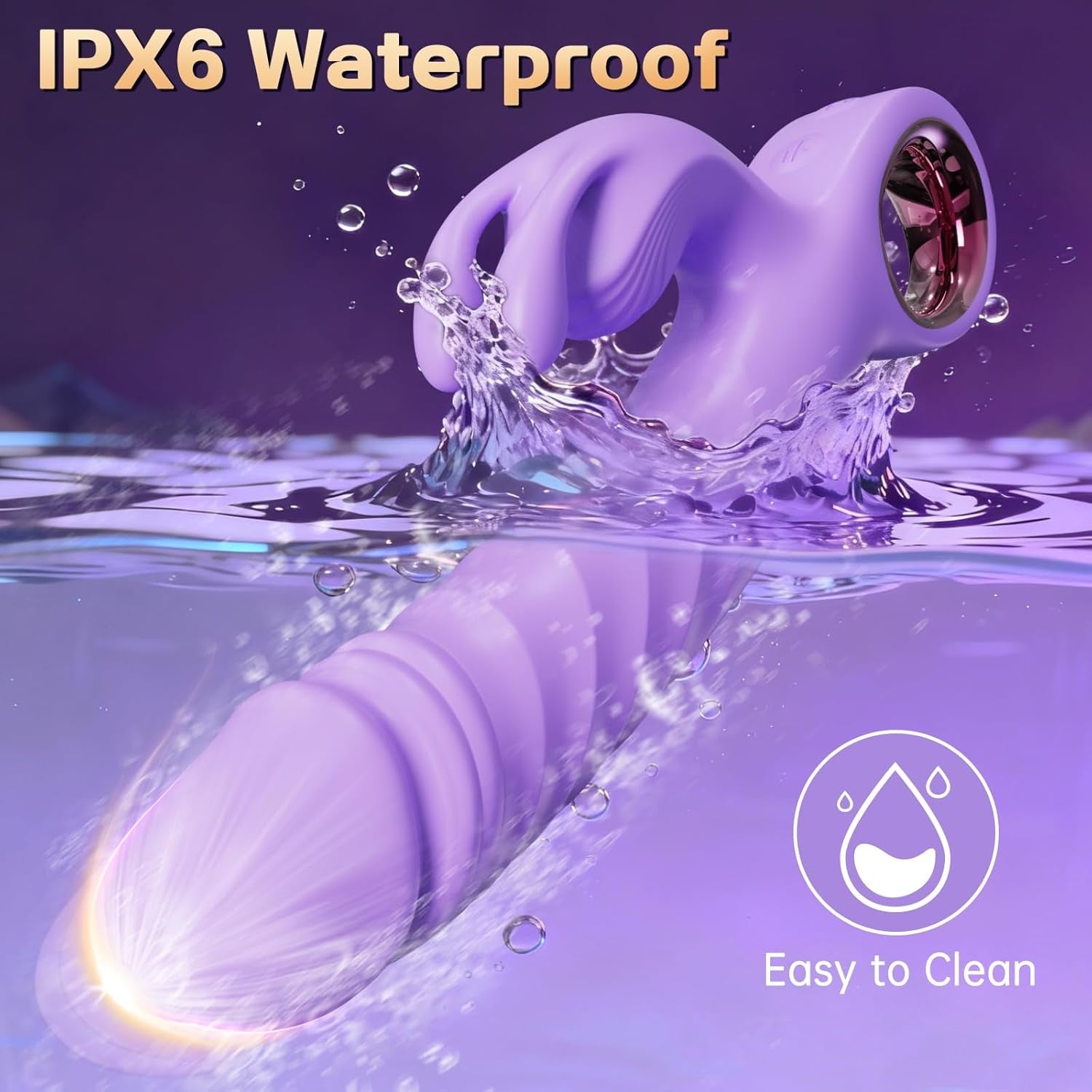 VixenPulse 3 - in - 1 Thrusting Rabbit Vibrator - Vixen | Nova Network