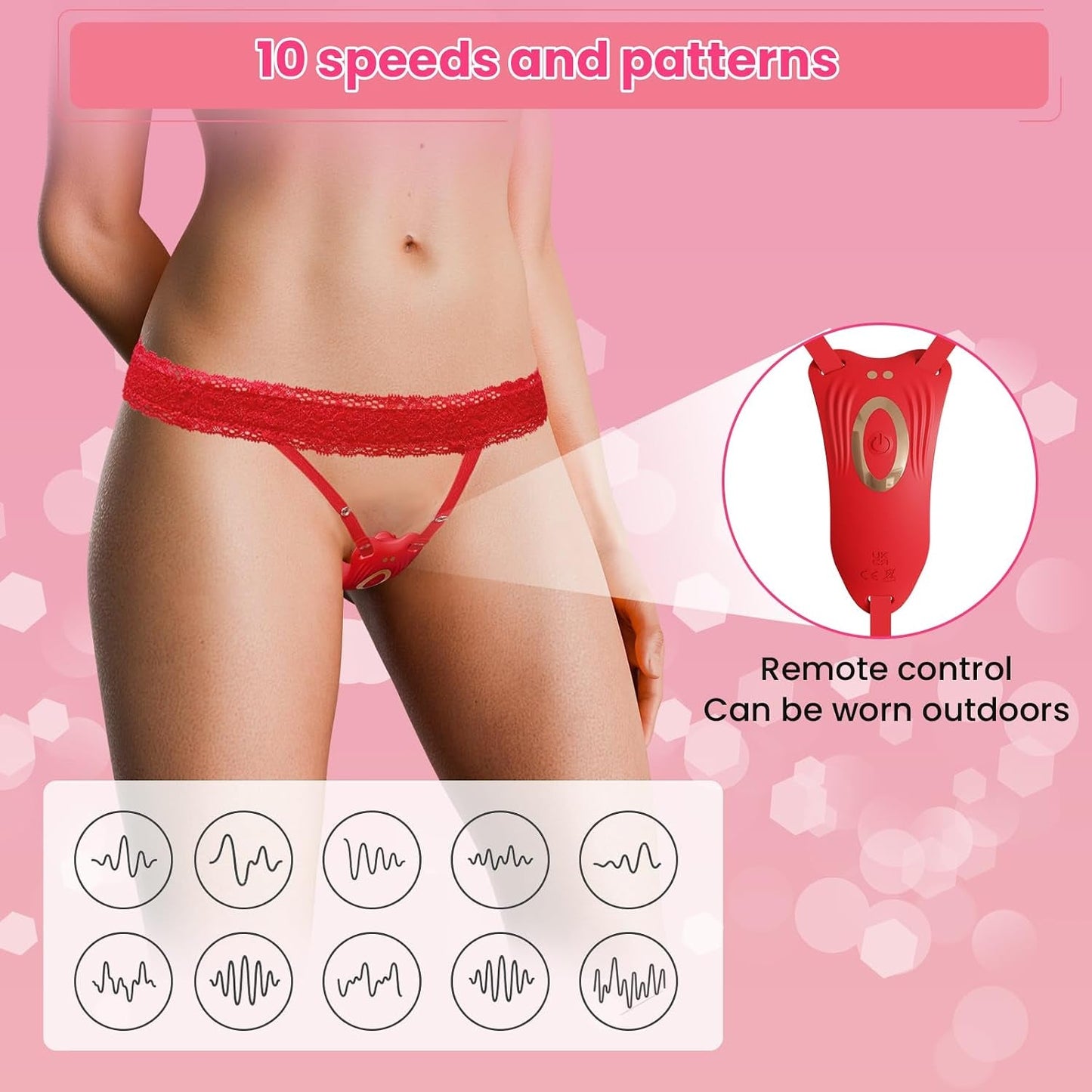 VixenRose Remote-Control Wearable Panty Vibrator - Vixen | Nova Network