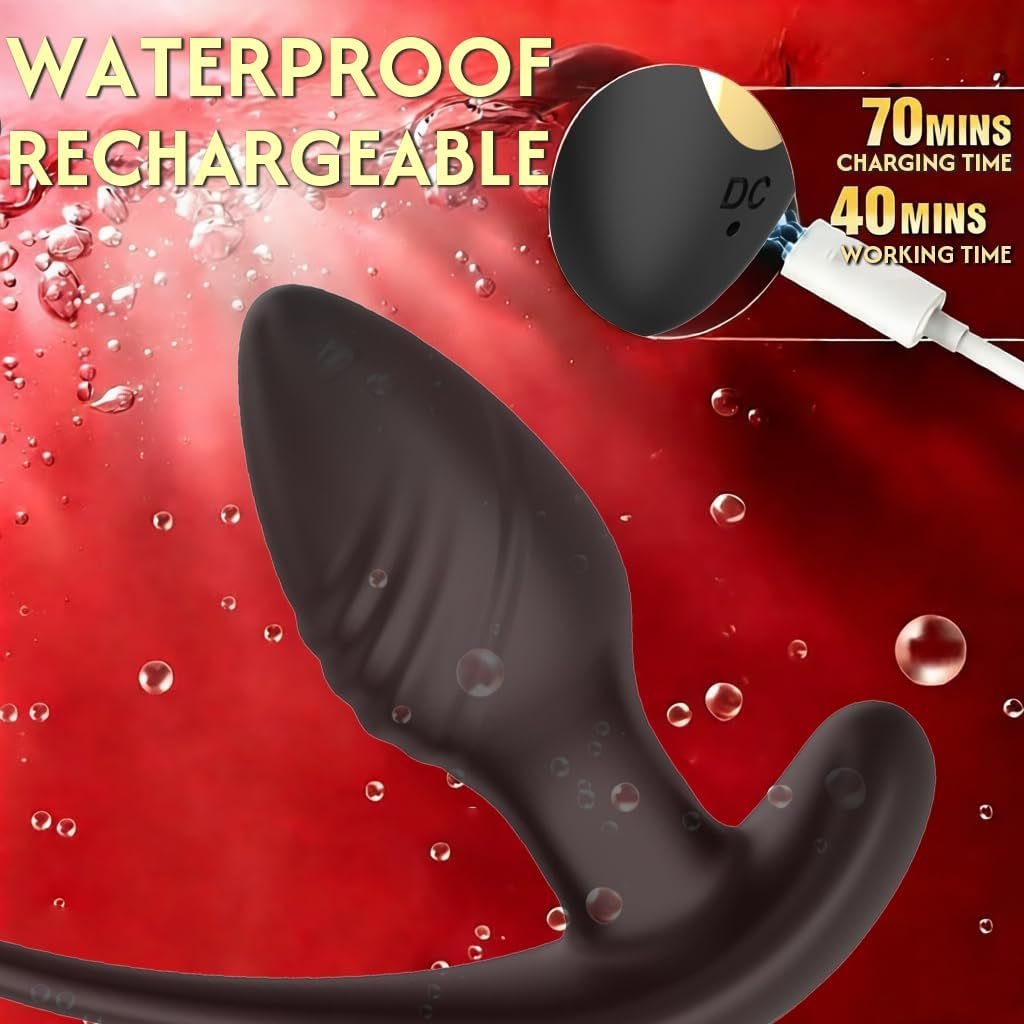 VortexKing Rotating Prostate Massager Cock Ring App + Remote | 9 Modes - Vixen | Nova Network
