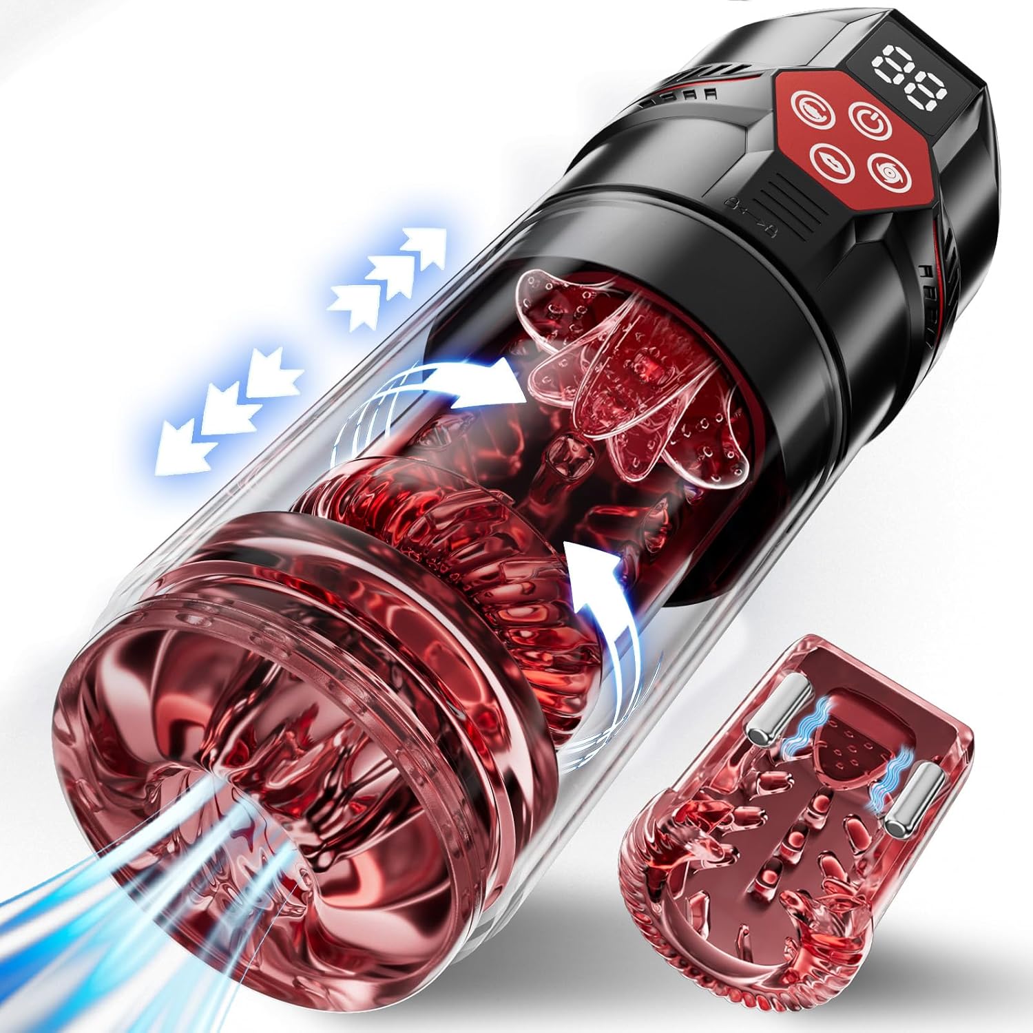 6-in-1 Automatic Male Masturbator with LCD Vixen | Nova Network 6-in-1 Automatic Male Masturbator with LCD Vixen | Nova Network