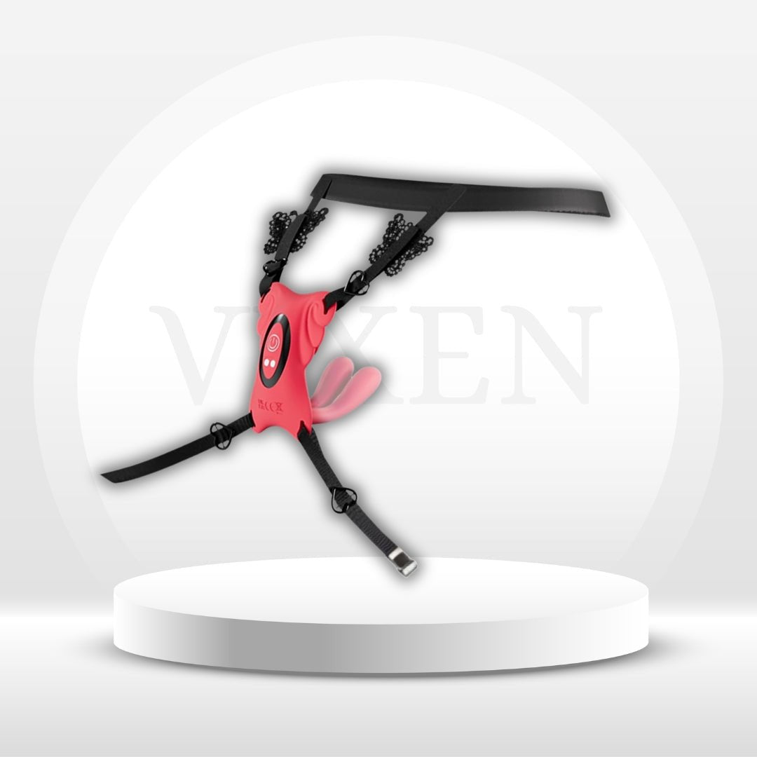 WanderLust App-Control Panty Strap-On Vibrator - Vixen | Nova Network