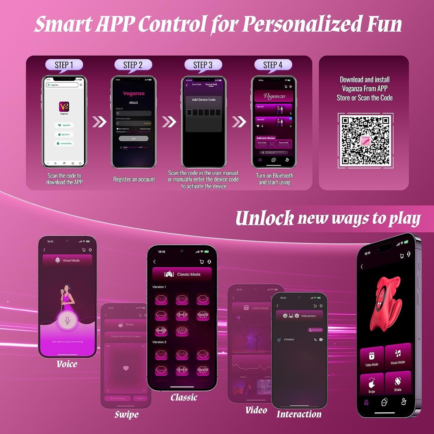WanderLust App-Control Panty Strap-On Vibrator - Vixen | Nova Network
