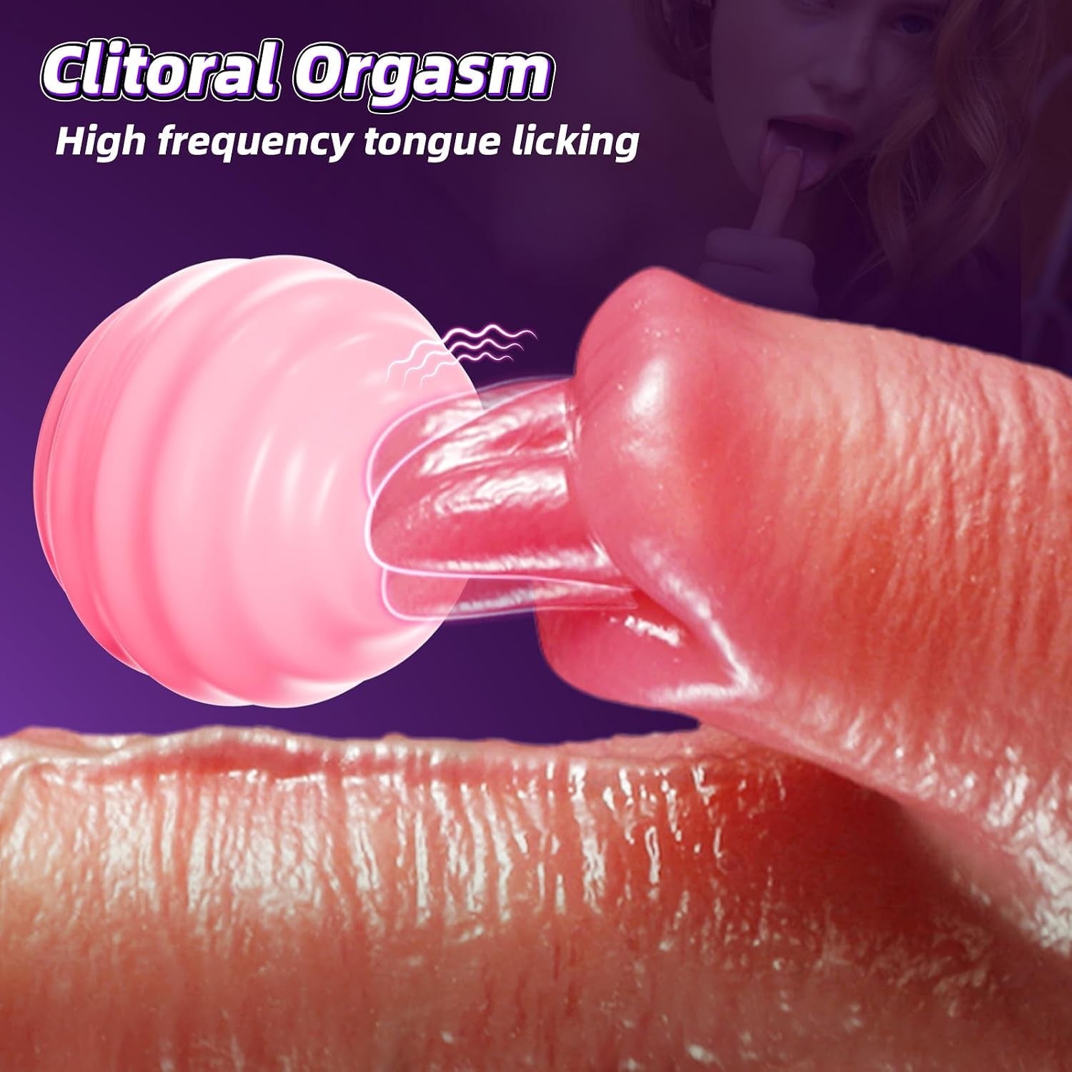 WarmGlide 9" Thrusting Dildo – Tongue Licking, Heating & Vibration - Vixen Adult Playroom