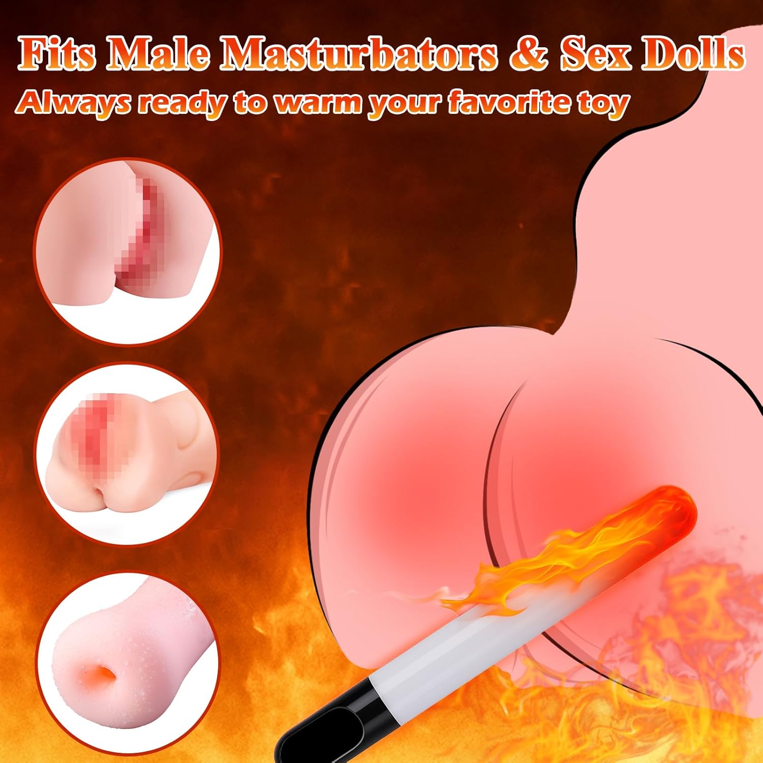 WarmRod Pro – Fast USB Heating Stick for Masturbators & Sex Dolls - Vixen | Nova Network